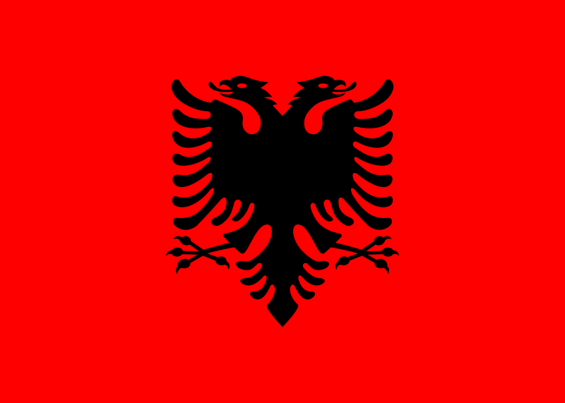 Albanian Flag logo