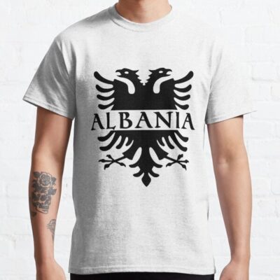 Albanian Flag Center Albania T-Shirt