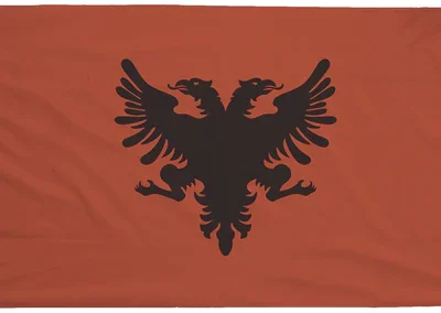 Albanian Provisional Government Flag also Independent Albania Flag